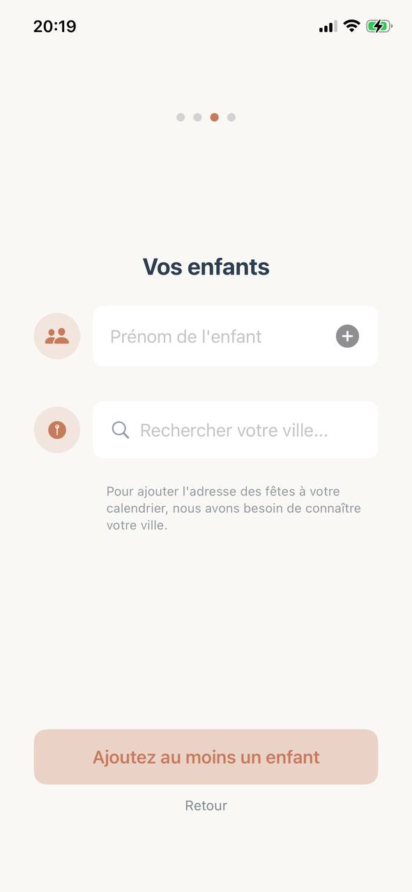Ajouter vos enfants